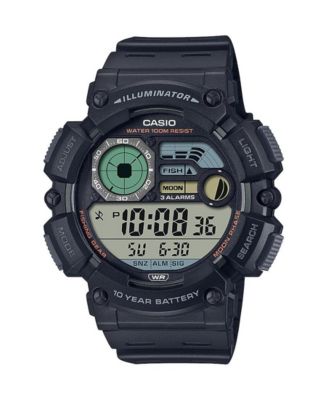 Мужские цифровые часы Casio из черной смолы, 50,1 мм, WS1500H-1AV