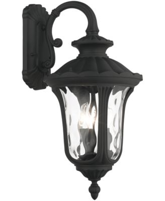 Уличный настенный фонарь Livex Oxford 3 Light
