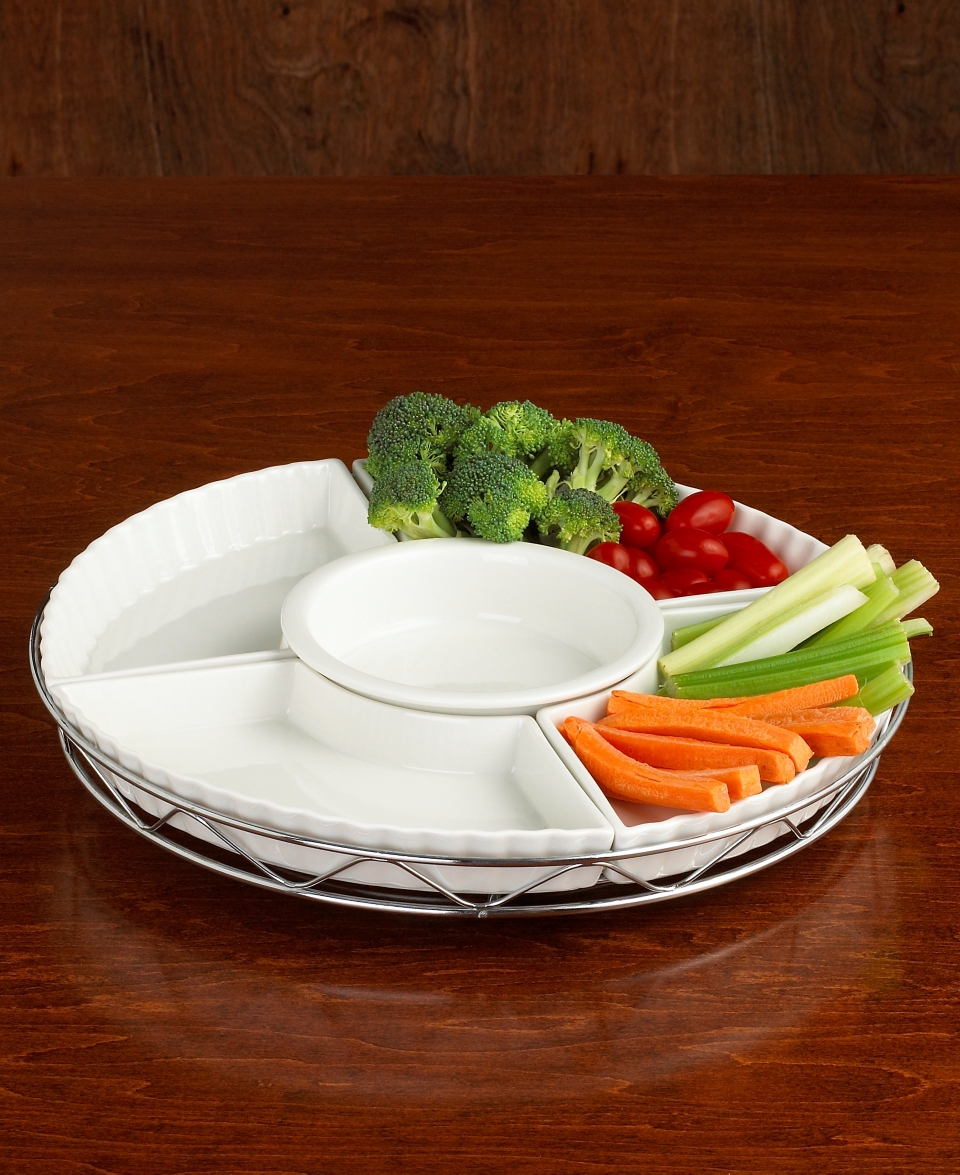 Godinger Siena Lazy Susan Tray, 15 x 15.75   Serveware   Dining