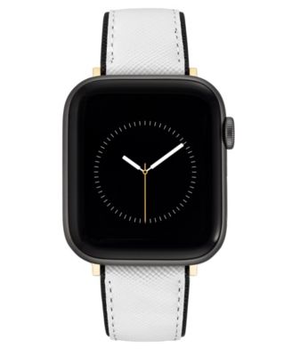 Женский ремешок из искусственной кожи Nine West с сафьяновой текстурой для Apple Watch® 42 мм (серия 10) и 38/40/41 мм