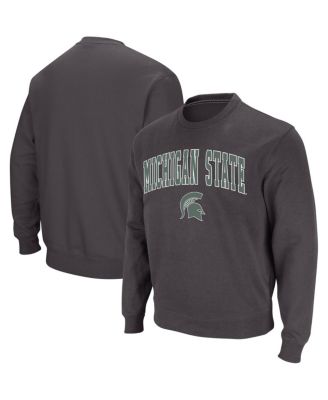 Мужская толстовка Colosseum Michigan State Spartans с круглым вырезом и логотипом Colosseum