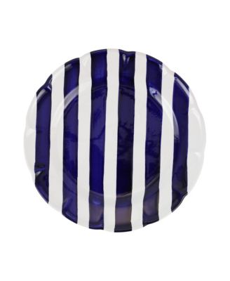 Тарелка для ужина VIETRI Amalfitana в полоску 10