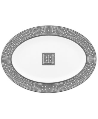 Графитовое овальное блюдо Noritake Infinity, 14 дюймов