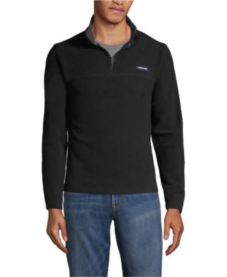 Мужской пуловер на молнии из флиса Lands End в любую погоду с застежкой на четверть молнии 5990₽