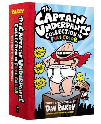 Коллекция цветных трусов Captain от Dav Pilkey