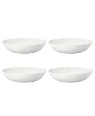 Резные чаши для макаронных изделий Lenox Opal Innocence, набор из 4 штук