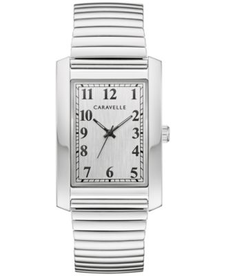 Мужское платье Caravelle designed by Bulova с расширяющимся браслетом из нержавеющей стали 30 мм