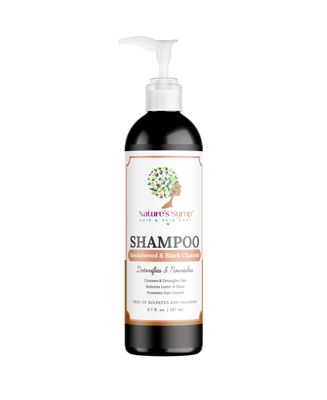 Шампунь Nature's Syrup Beauty с сандаловым деревом и черным древесным углем, 9,7 жидких унций, без красителя