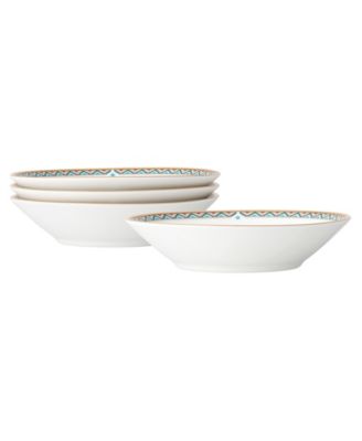 Набор Noritake Serene Garden из 4 вазочек для фруктов, 5 дюймов, 6 унций.
