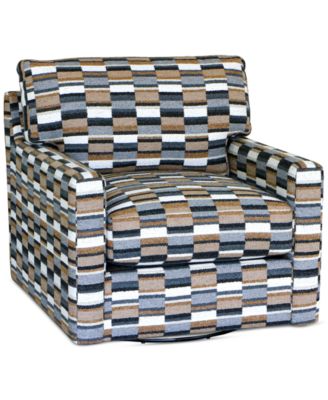 РАСПРОДАЖА! Тканевое вращающееся кресло Marristin 35 дюймов, созданное для Macy's
