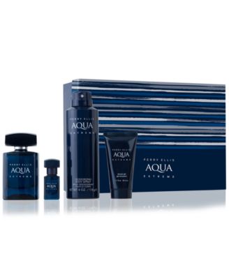 Perry Ellis Mens 4 шт Подарочный набор туалетной воды Aqua Extreme 15290₽