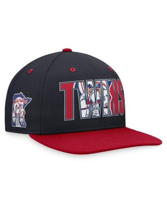 Мужская бейсболка Nike Navy Minnesota Twins Cooperstown Collection Pro Snapback