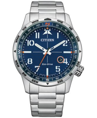 Мужские часы-браслет из нержавеющей стали Citizen Eco-Drive Weekender, 43 мм