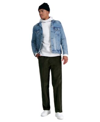 Мужские брюки из эластичного вельвета классического кроя Haggar 8890₽