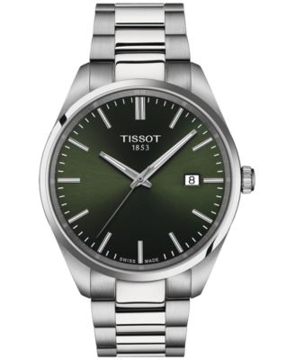 Мужские швейцарские часы Tissot PR 100 с браслетом из нержавеющей стали 40 мм