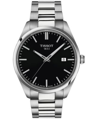 Мужские швейцарские часы Tissot PR 100 с браслетом из нержавеющей стали 40 мм