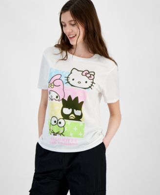 Футболка с круглым вырезом Love Tribe Juniors' Hello Kitty & Friends белая