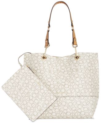 macy's calvin klein reversible tote