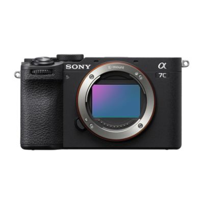 Корпус гибридной камеры Sony Alpha 7C II со сменным полнокадровым объективом (серебристый) черный