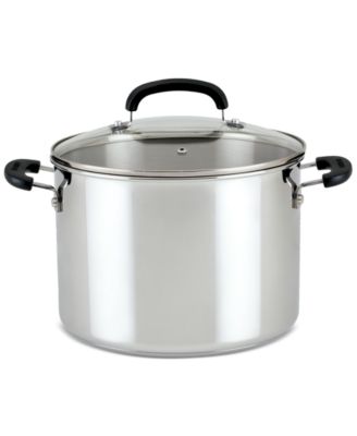 Посуда Farberware Brilliance из нержавеющей стали объемом 8 литров Кастрюля для запекания с крышкой