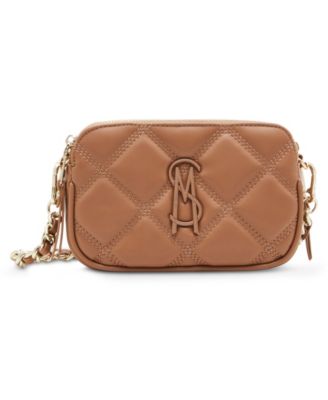 Стеганая сумка через плечо Steve Madden Bdaisy коричневого цвета