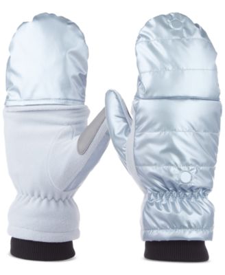 Фирменные женские гладкие варежки с сенсорным экраном Isotoner Signature