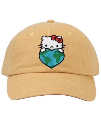 Папина шляпа из хлопчатобумажной саржи с вышивкой Hello Kitty на холсте 2990₽