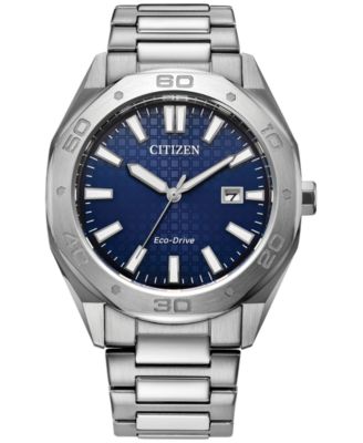 Мужские часы-браслет из нержавеющей стали Citizen Eco-Drive Weekender, 41 мм