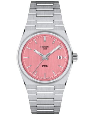 Женские швейцарские часы Tissot PRX с браслетом из нержавеющей стали 35 мм