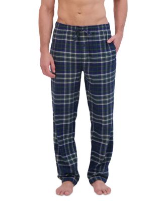 Мужские ультрамягкие фланелевые пижамные брюки в клетку Hanes