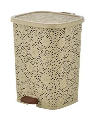 Мусорное ведро Superio Mini объемом 1,5 галлона с кружевной крышкой