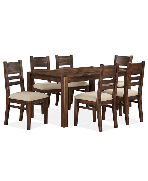 Furniture Avondale 7 Pc Dining Room Set Created For Macy S Dining Table 6 Side Chairs Reviews Furniture Macy S