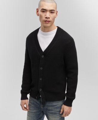 Модный мужской свитер-кардиган с длинным рукавом свободного кроя созданный для Macys 13890₽