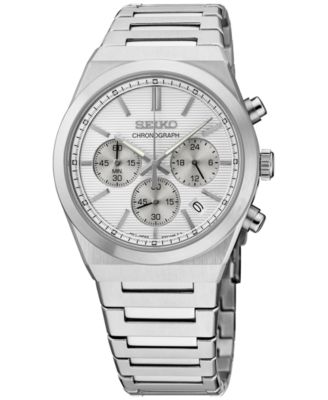 Мужские часы-браслет Seiko с хронографом Essentials из нержавеющей стали 40 мм