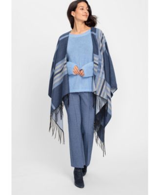 Олсен Современный клетчатый шарф-одеяло с каймой 23690₽