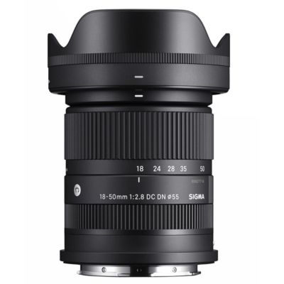 Современный объектив Sigma 18-50mm f/2.8 DC DN для Sony E black