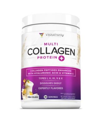 Vitauthority Multi Collagen Protein Plus, Пина Колада, , 285 г
