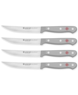 Набор стальных ножей для стейка Wüsthof Gourmet Grey из 4 предметов