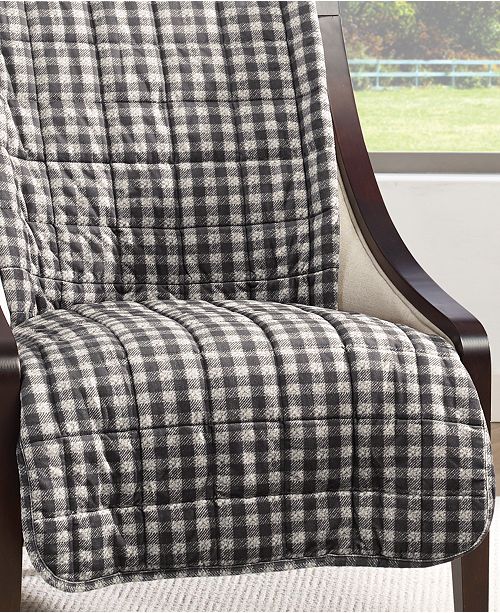 Sure Fit Velvet Deluxe Pet Armless Chair Slipcover With Sanitize Odor Release Reviews Slipcovers Home Decor Macy S