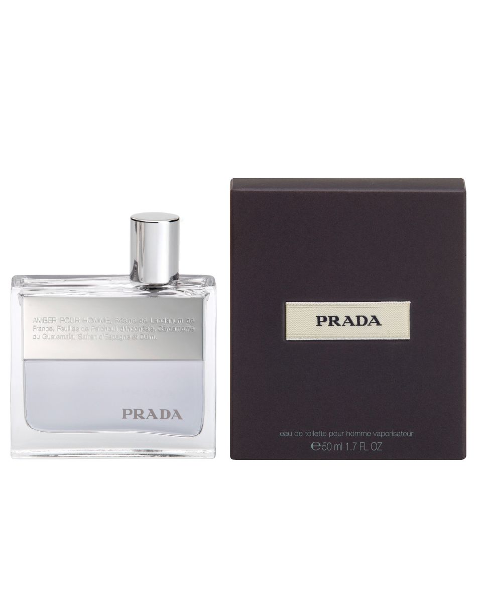 Prada Amber Pour Homme Eau de Toilette Spray, 3.4 oz   Cologne