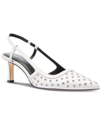 Туфли-лодочки Michael Kors MICHAEL Womens Alora с острым носком на среднем каблуке и ремешком на заднике 17690₽