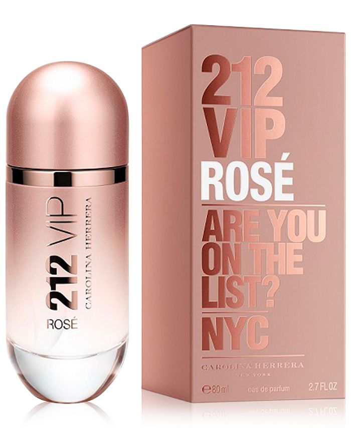 Carolina Herrera 212 Vip Rose Eau De Parfum 2 7 Oz Reviews All Perfume Beauty Macy S With citrus, floral and green scented notes it will bring sensual, fresh and elegant sensations. 212 vip rose eau de parfum 2 7 oz
