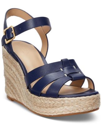 Женские босоножки-эспадрильи на танкетке из софии Lauren Ralph Lauren 31090₽