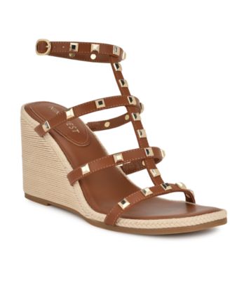 Женские сандалии на танкетке с квадратным носком Nine West Womens Sardis