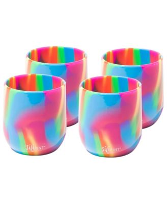 Бокалы для вина Silipint без ножек, 12 унций: 4 шт - Hippie Hops