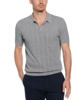 Мужская рубашка поло в полоску с воротником Джонни Перри Эллис