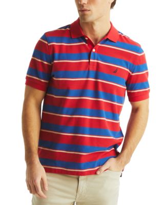 Мужская полосатая рубашка-поло классического покроя Nautica Deck Polo 13890₽