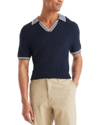 Мужской текстурированный свитер-поло Nautica 15890₽