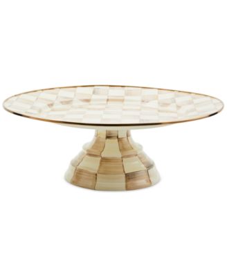 Маленькое блюдо в клеточку для мокко 