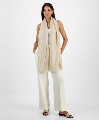 Блестящий плиссированный шарф-накидка I.N.C. International Concepts, эксклюзивно в Macys